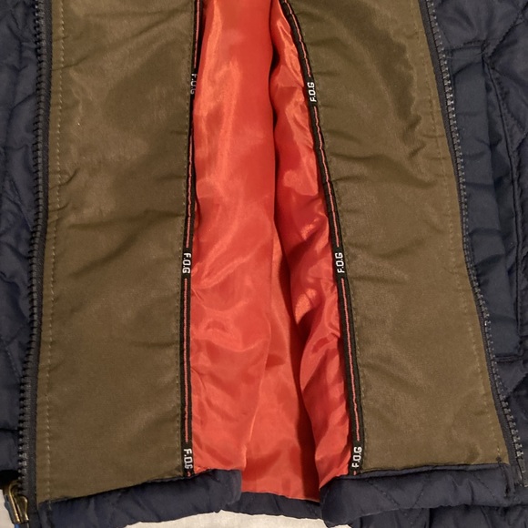 London Fog men quilted navy vest S - Picture 10 of 14